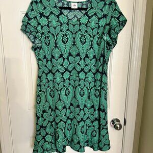 CAbi Palmette Dress Size L